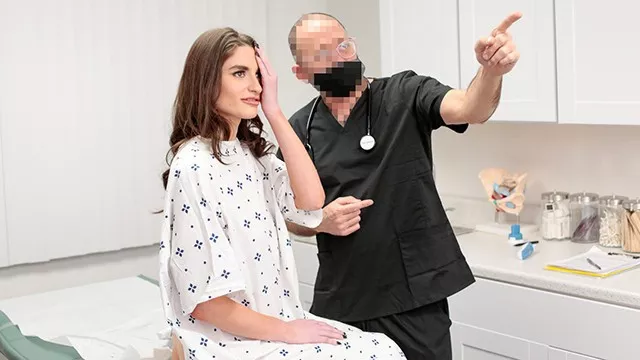 Perv Doctor - Innocent Mia Taylor Must Pay The Perverted Doctor With Her Pussy