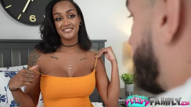 My Pervy Family - Big Natural Stepsister Comforting Fucked Stepbrother