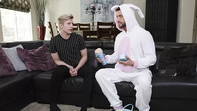 Family Dick - Stepfather In Easter Suit Cums Inside Boy
