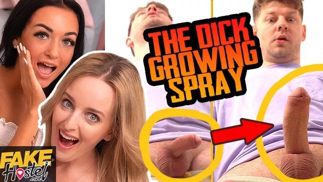 Fake Hostel - Micro Penis Guy Grows 8 Inches With Penis Growth Spray And Has a Threesome