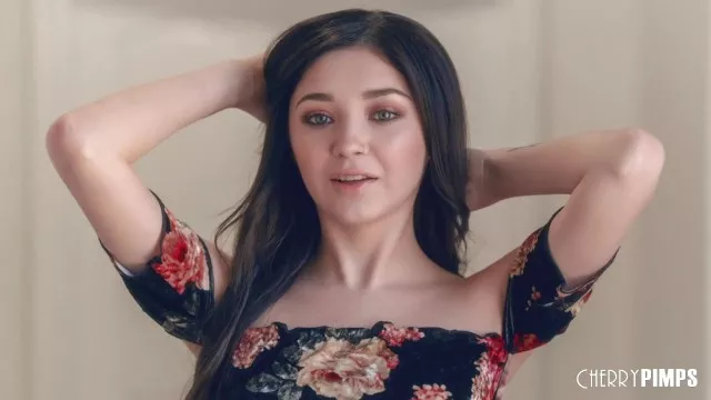 Cherry Pimps - Miniature Young Luna Loves Licking Her Balls And Sucking Her Cock Before Fucking the Mountie And Taking Him Whole-Handed